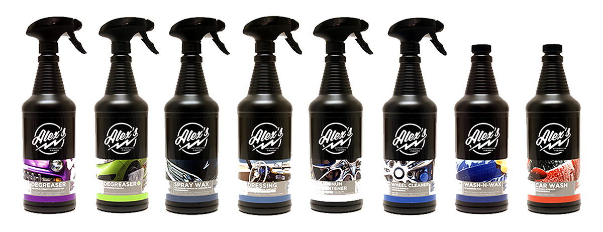 Alex's Automotive Finishes Product Line